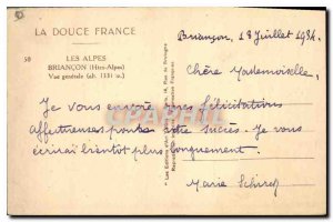 Old Postcard Briancon Htes Alpes General view