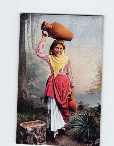 Postcard Sicilian Costumes, Italy