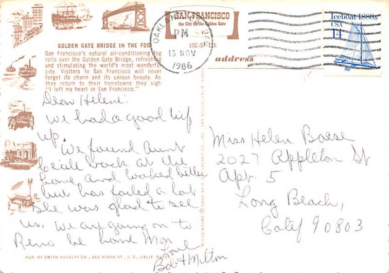 San Francisco, California - Golden Gate Bridge