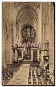 Postcard Old Ghent Interior of St Bavo's Cathedral