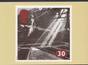 Postal Stamp Postcard - Trains - The Age of Steam, At Blyth North Shed  RR318