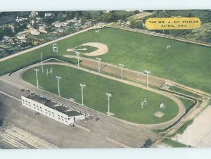 Pre-Chrome STADIUM SCENE Elyria - Near Cleveland Ohio OH AH5931