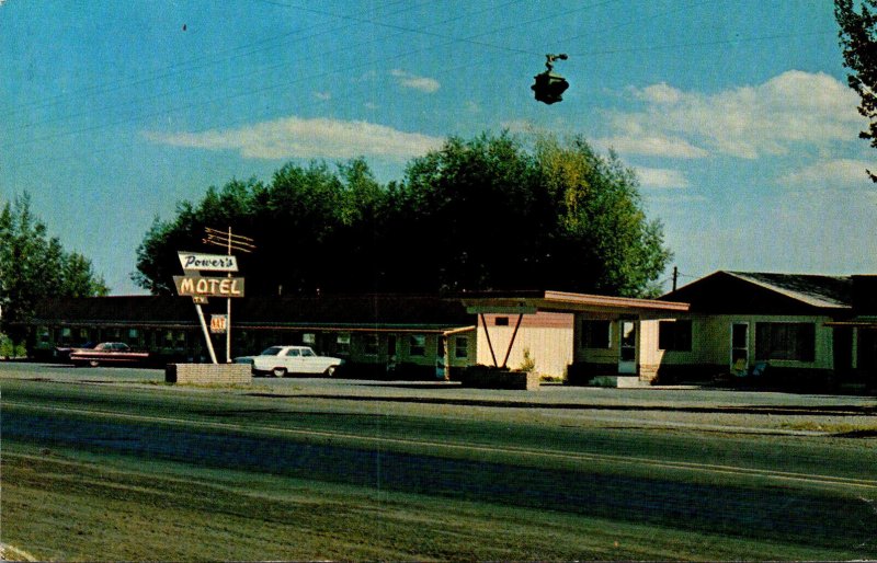 Wyoming Lyman Powers Motel Trailer Park & Overnight Park 1968