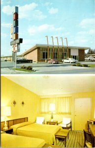 Postcard Richmond Arms Motel 3304 E. Main St in Richmond, Indiana