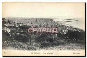 Old Postcard Le Havre General view