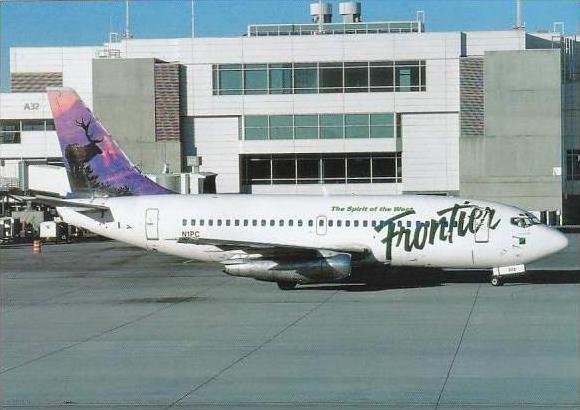 Frontier Airlines Boeing B737 300 N1PC