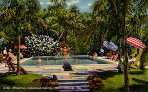 Orlando, Florida - Swimming pool at the Dubsdread Country Club - in 1956