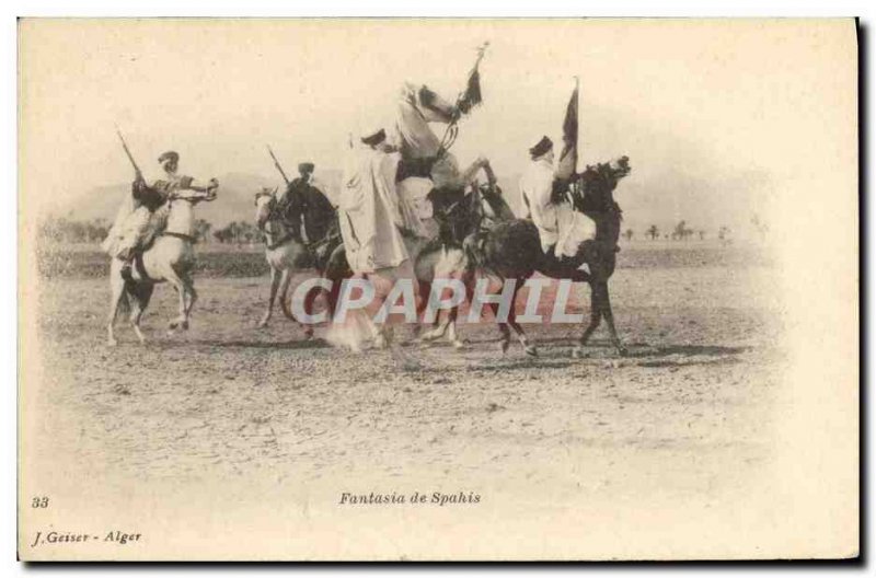 Postcard Old Army Fantasia spahi