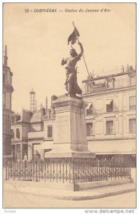 COMPIEGNE, Oise, France, PU-1908; Statue De Jeanne D'Arc