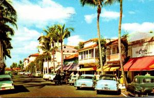 Florida Palm Beach Worth Avenue Shops 1957