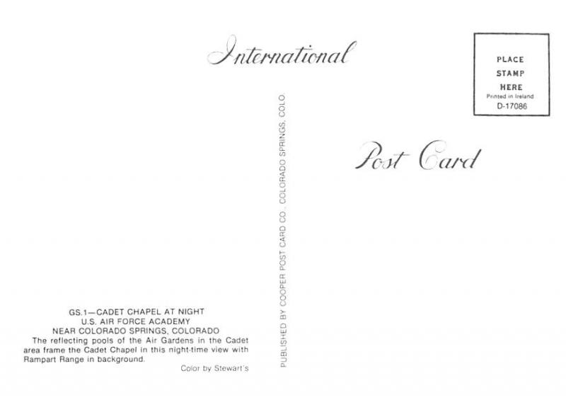 Cadet Chapel - US Air Force Academy, Colorado