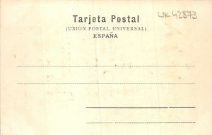 uk42873 paseo de los martires alicante spain embossed 