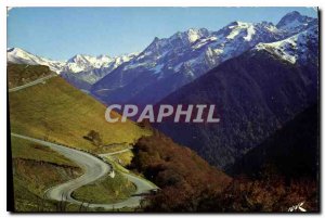 Modern Postcard Luchon Superbagneres Superbagneres Montee's Peak Pique and Pi...