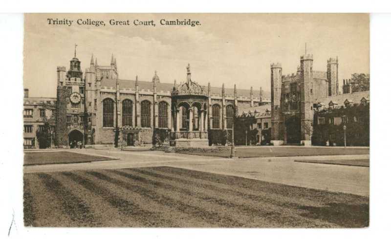 UK - England, Cambridge. Trinity College, Great Court