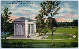 M-68254 Benedict Temple to Music Roger Williams Park Providence Rhode Island