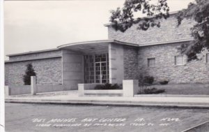 Iowa Des Moines The Art Center Real Photo