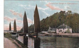 Postcard Caledonian Canal at Tomnahurich UK