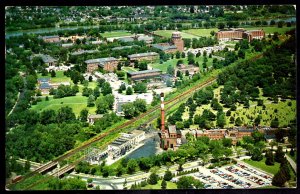 New York ROCHESTER Aerial View University Of Rochester Campus pm1980 - Chrome