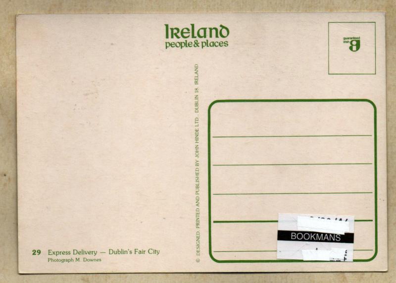 Dublin, Ireland Express Delivery People Pushing Baby Carriages  Postcard