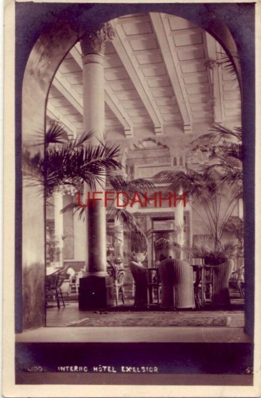 ITALY. LIDO - INTERNO, HOTEL EXCELSIOR