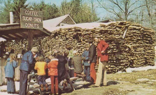 Parker's Mason NH Leather Aprons Donut Stall American 1960s Postcard