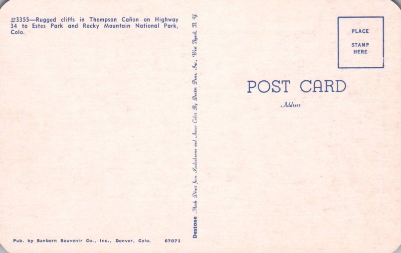 Thompson Canon,Rocky Mountain National Park,CO