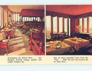 Unused Pre-1980 TOP OF THE FLAME RESTAURANT Detroit Michigan MI M9165@