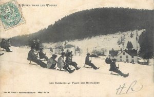 B588 France Vosges sledge 1907