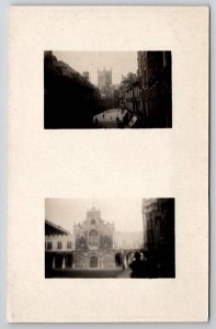 RPPC England The Chapel Peterhouse And City View Real Photo Postcard Y21