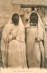 C-1910 Tunisia North Africa Ethnic Dress Muslim Women postcard 4782