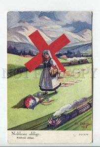 461202 World War I Switzerland Red Cross Propaganda nobility obliges Dupuis