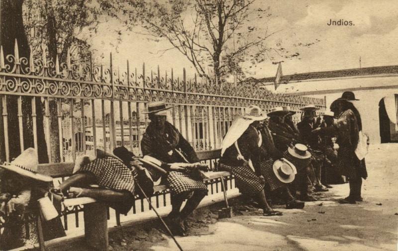 guatemala, C.A., Indios, Resting Indians (1910s) Postcard