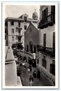 c1950's Shubra Church American Mission Cairo Egypt RPPC Photo Unposted Postcard