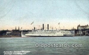 Hudson River Steamer Adirondack, Albany, New York, NY USA Steam Ship Unused l...