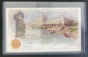 Five 1898 Trans Mississippi International Exposition Postcard Complete Set Mint