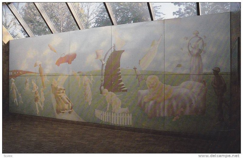 Subway Art , Toronto , Ontario , Canada , 50-60s ; Porcelain enamel mural