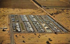 Mesa Arizona Clarks Sunny Acres Trailer Village Vintage Postcard K86855