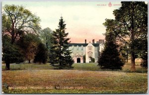 Meldrum House Oldmeldrum Scotland United Kingdom Pines & Grounds Posted Postcard