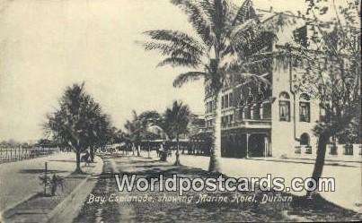 Bay Esplanade, Marine Hotel Durban South Africa Unused 