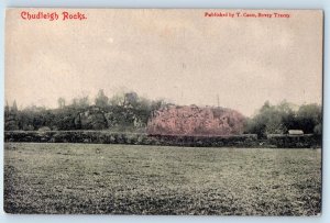 Devon England Postcard Chudleigh Rocks 1908 Antique Unposted T. Cann