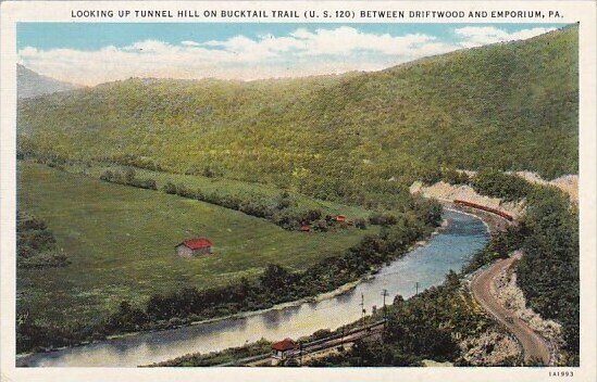 Pennsylvania Emporium Looking Up Tunnel Hill On Bucktail Trail Between Driftw...