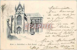 Old Postcard Reims Saint Remi Petit Portal Map 1900