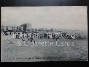 Weston-Super-Mare, View of Parade & Sands from Pier, shows Beach Market / Fair?