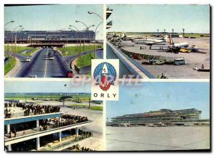 Postcard Modern Jet Aviation Orly Airport Paris Orly Aerogare Parking Area Fa...
