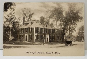 The Wright Tavern Concord Massachusetts Postcard B16