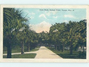 W-border PALM TREE WALK AT BALLAST POINT Tampa Florida FL AD4699