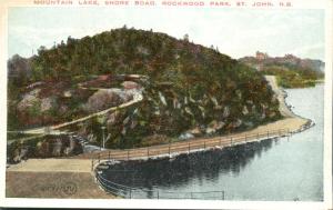 Lake and Shore Road at Rockwood Park - Saint John NB, New Brunswick, Canada - WB