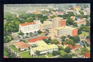 St Petersburg, Florida/FL Postcard, Aerial View Of Mound Park Hospital