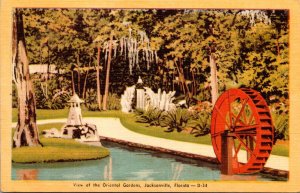 Florida Jacksonville View Of The Oriental Gardens Dexter Press
