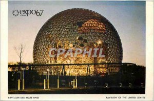 Postcard Modern Expo 67 US Pavilion